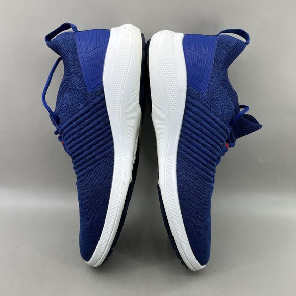 FootJoy Flex XP Spikeless Golf Shoes Men Size 10.5 M Blue Knit Comfort Sneakers